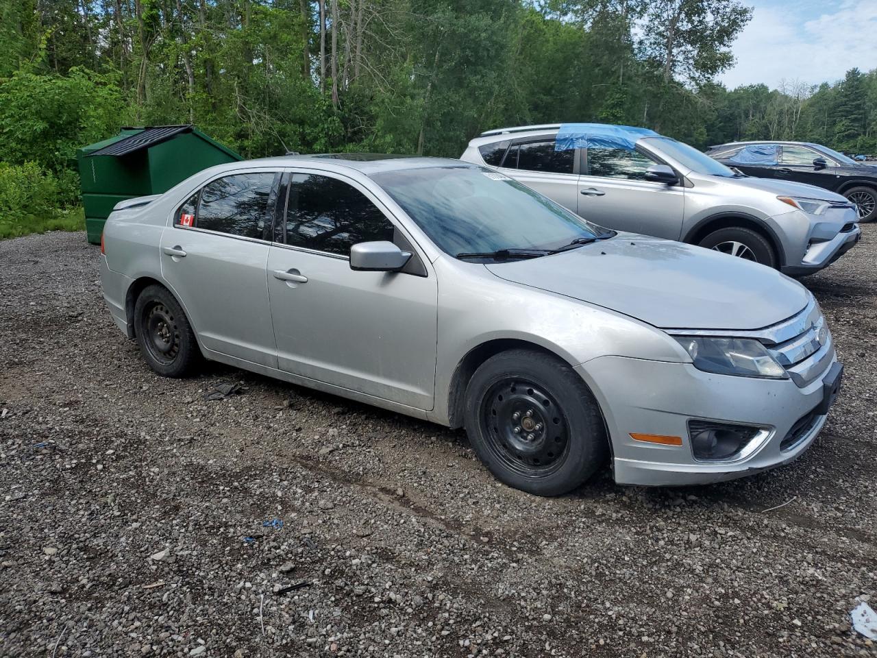 2010 Ford Fusion VIN 3FAHP0JG2AR161435 Copart auction photo, undercarriage / front end damage thumbnail 4