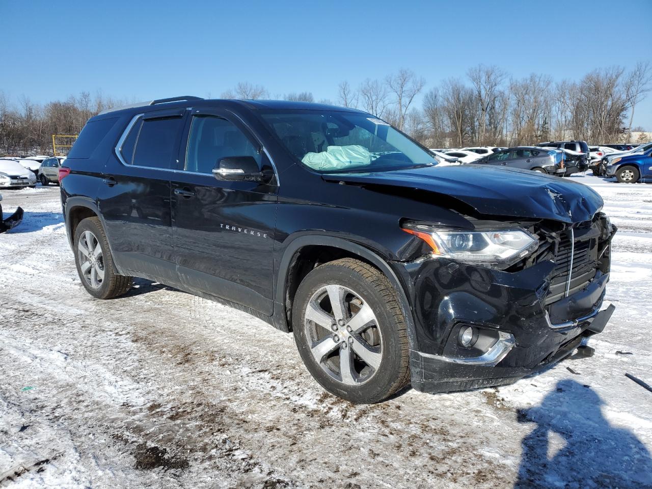 2018 Chevrolet Traverse VIN 1GNEVHKWXJJ177293 Copart auction photo, front end damage thumbnail 4