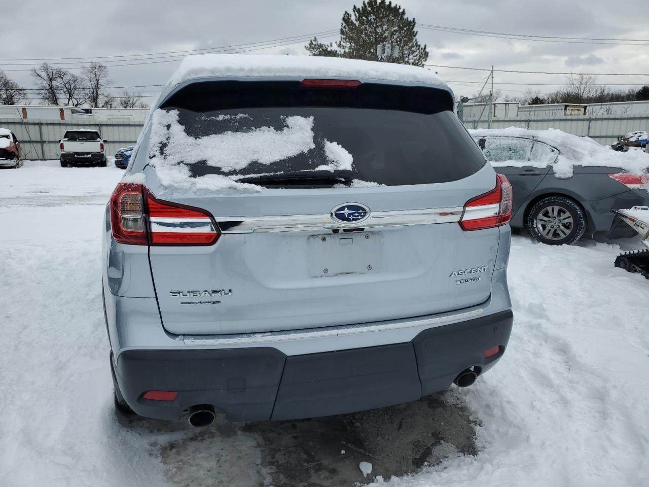 2019 Subaru Ascent VIN 4S4WMAPDXK3413960 Copart auction photo, rear end / top/roof damage thumbnail 6
