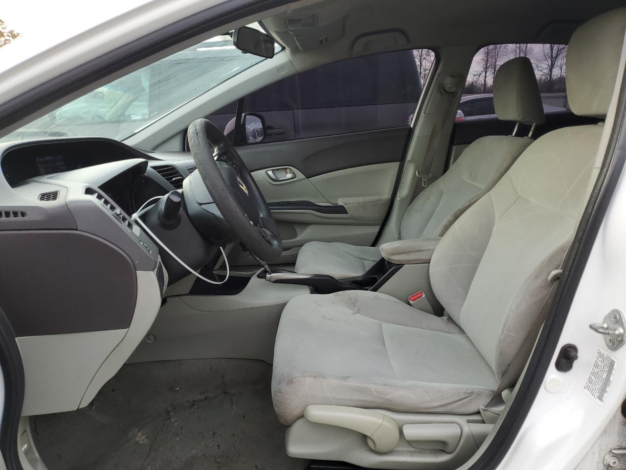 2012 Honda Civic VIN 19XFB2F53CE042953 Copart auction photo, front end / undercarriage damage thumbnail 7