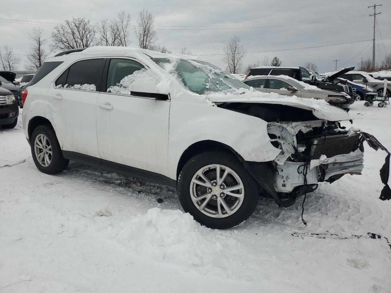 2017 Chevrolet Equinox VIN 2GNALCEK8H6171757 Copart auction photo, front end / side damage thumbnail 4