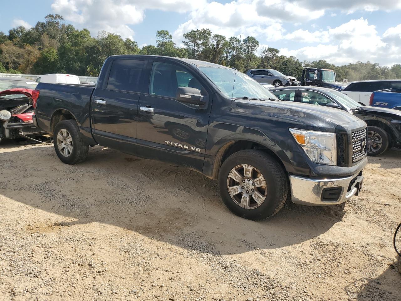 2019 Nissan Titan VIN 1N6AA1EK7KN504307 Copart auction photo, front end damage thumbnail 4
