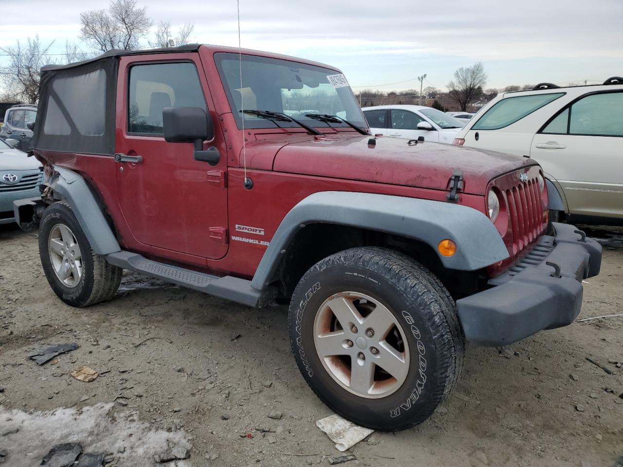 2011 Jeep Wrangler VIN 1J4AA2D11BL532773 Copart auction photo, rear end damage thumbnail 4