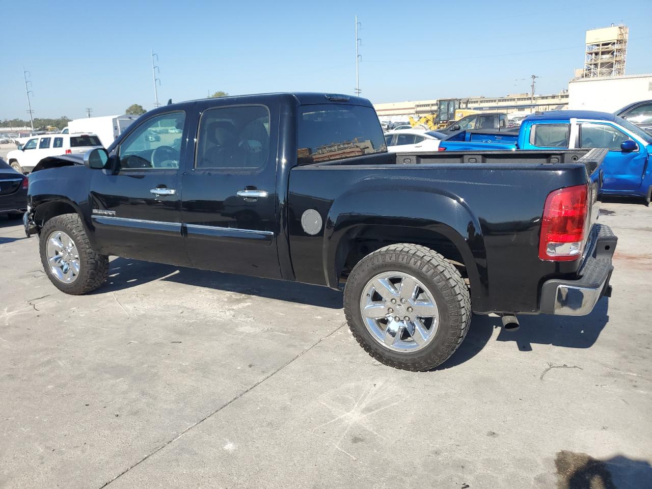 2013 GMC Sierra VIN 3GTP2VE73DG297357 Copart auction photo, front end damage thumbnail 2