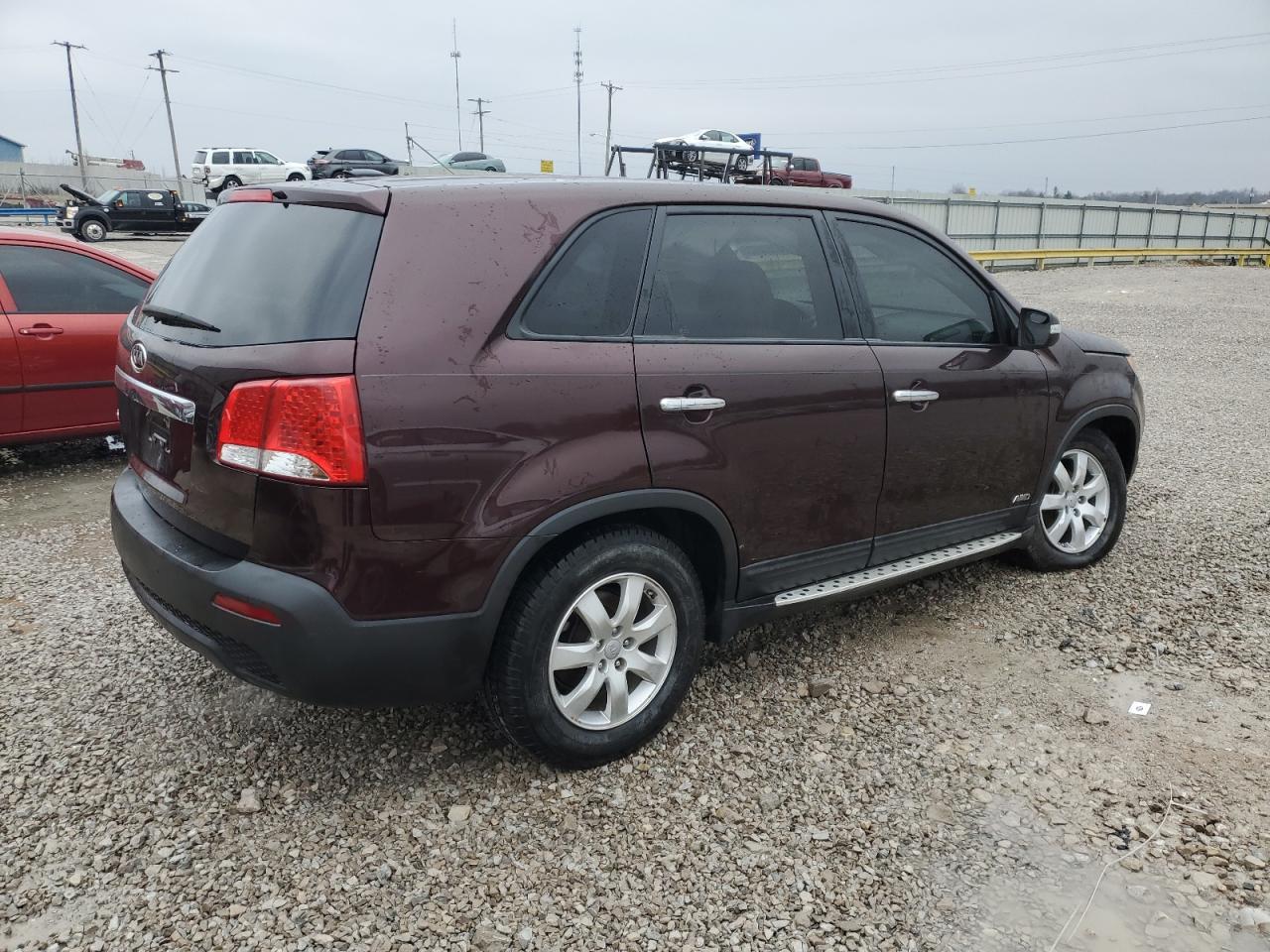 2012 KIA Sorento VIN 5XYKTDA61CG282643 Copart auction photo, undercarriage damage thumbnail 3