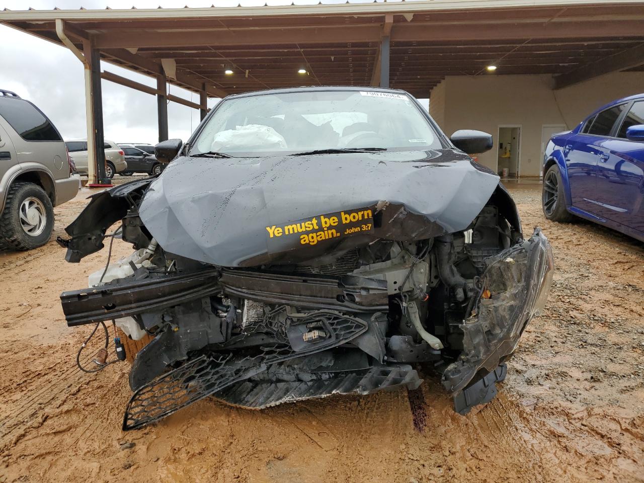 2018 Nissan Sentra VIN 3N1AB7AP8JY312516 Copart auction photo, front end damage thumbnail 5