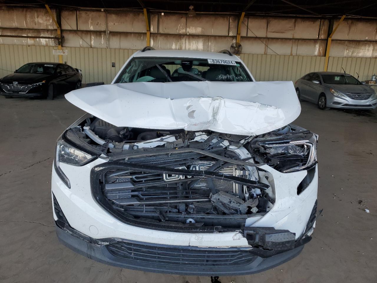 2020 GMC Terrain VIN 3GKALPEV0LL300397 Copart auction photo, front end / rear end damage thumbnail 5