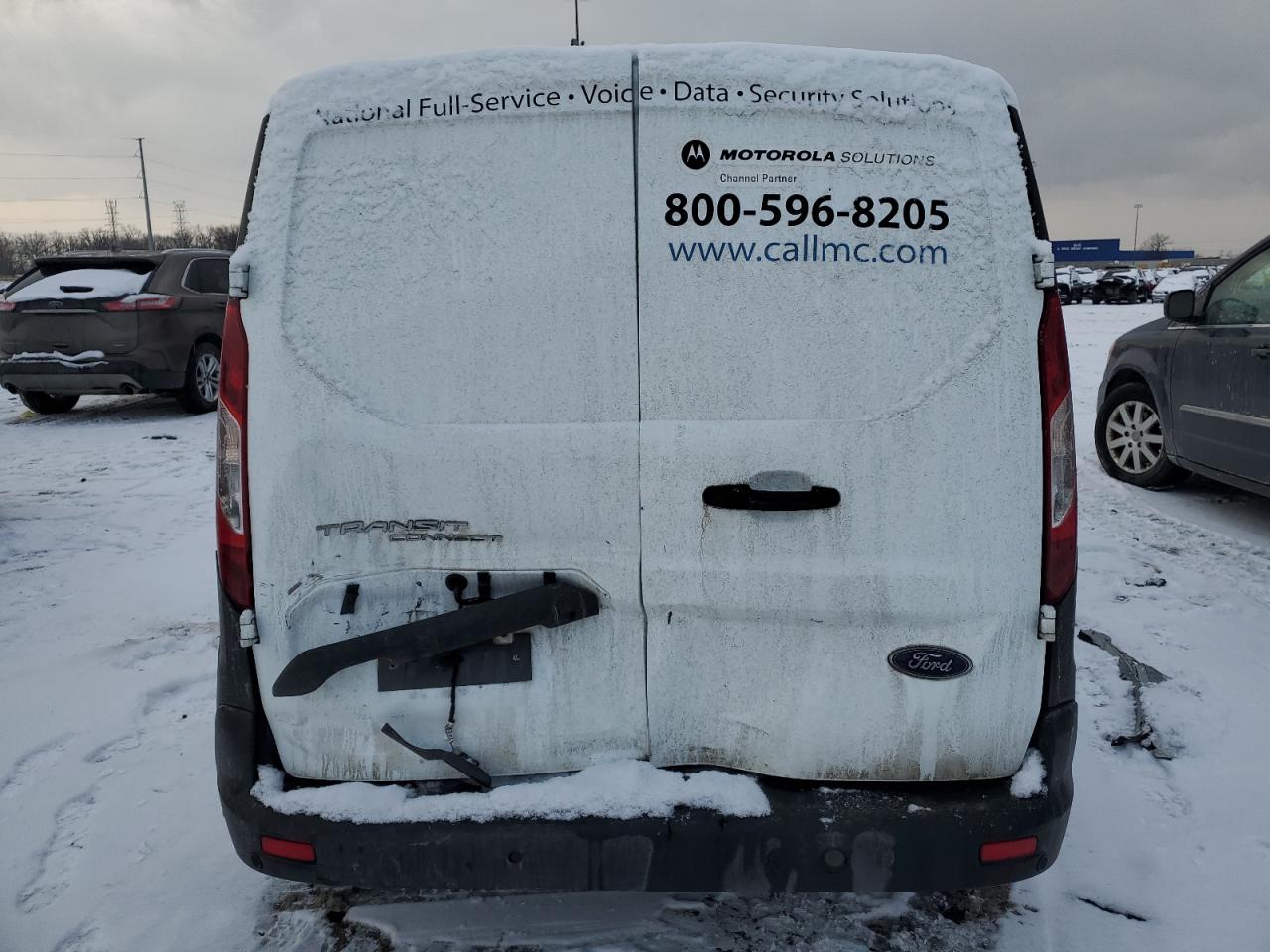 2021 Ford Transit VIN NM0LS7E24M1498758 Copart auction photo, rear end damage thumbnail 6