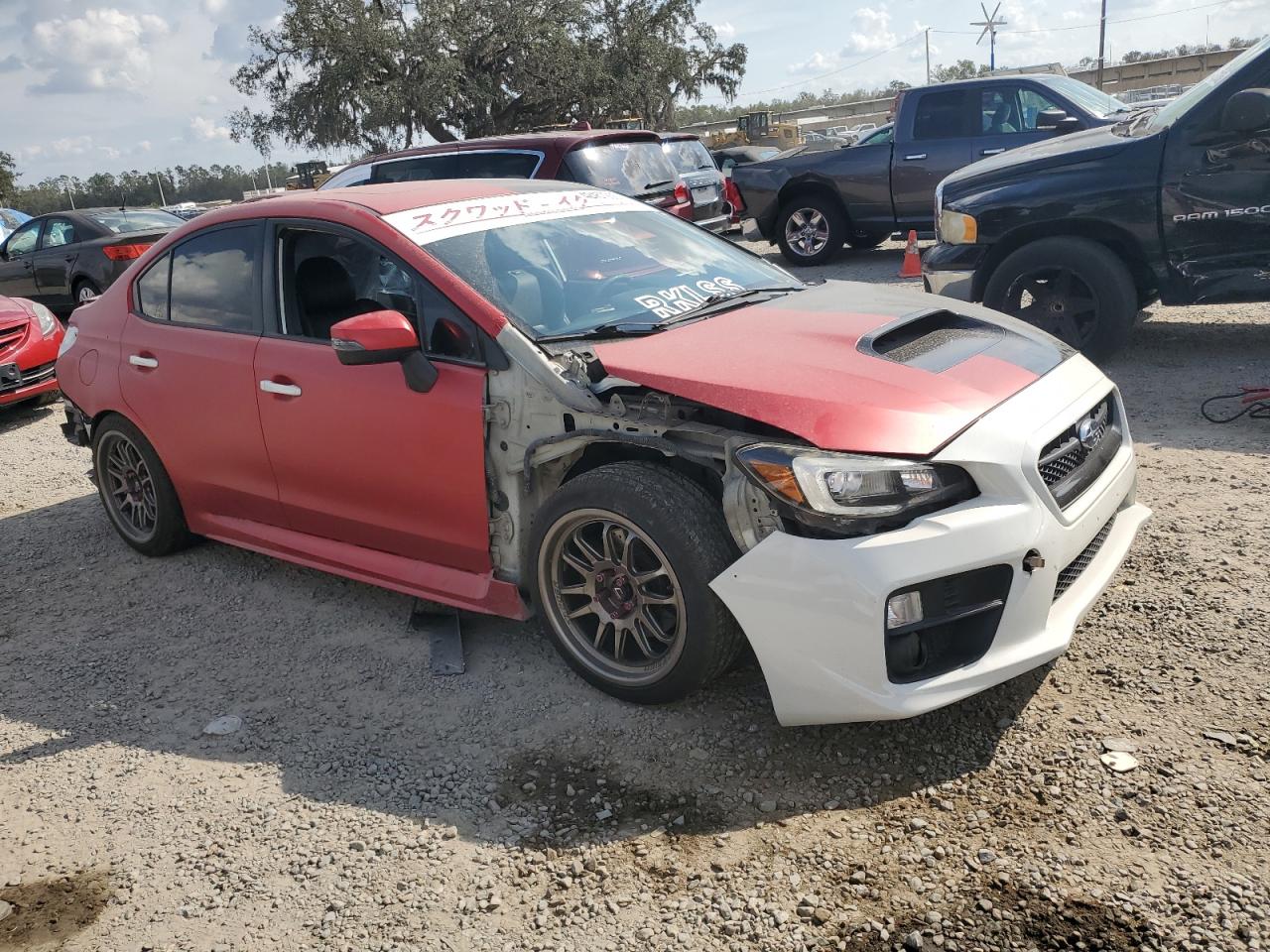 2016 Subaru WRX VIN JF1VA1L63G9800179 Copart auction photo, rear end damage thumbnail 4