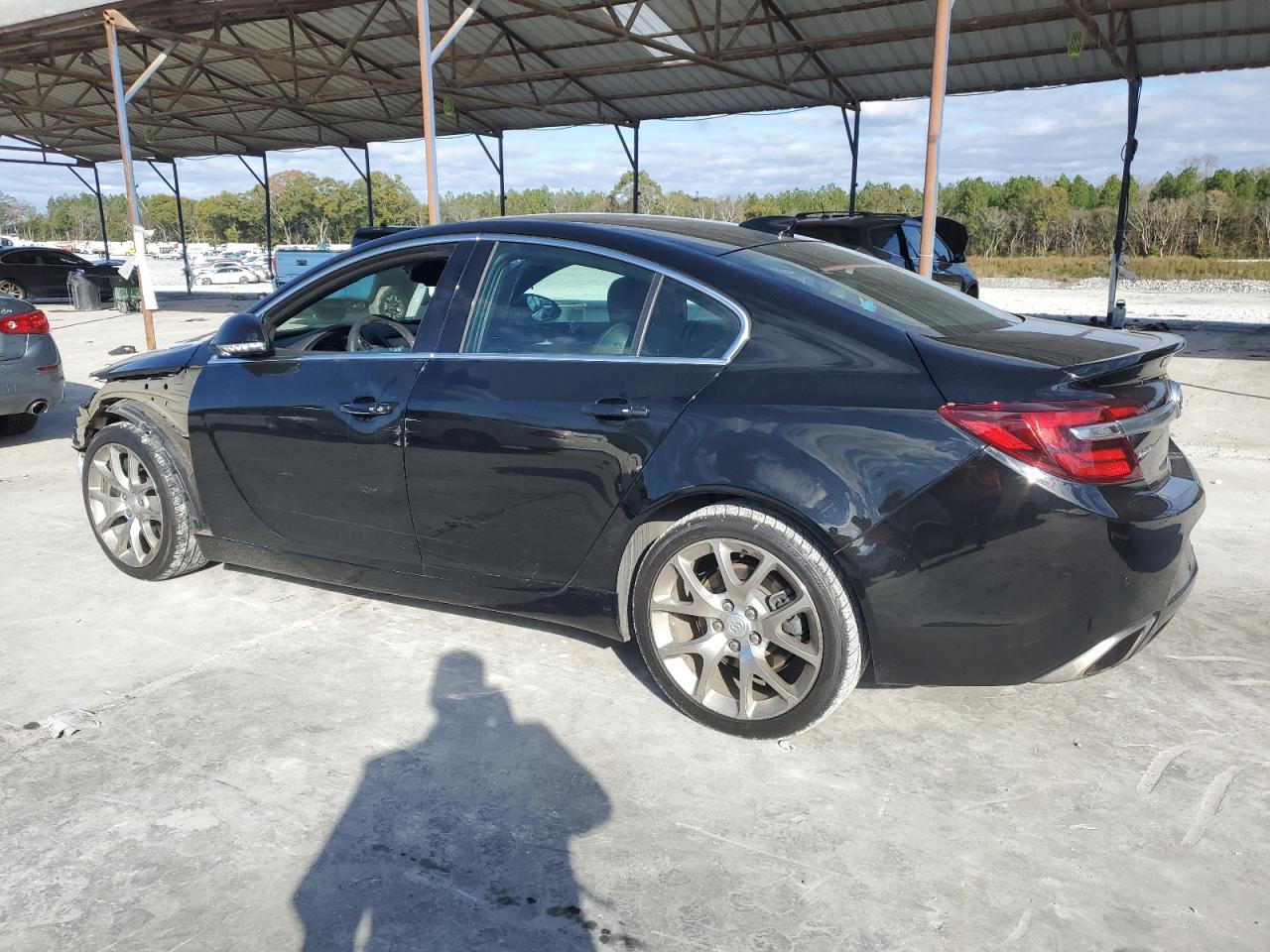 2016 Buick Regal VIN 2G4GU5GX4G9116056 Copart auction photo, front end / side damage thumbnail 2