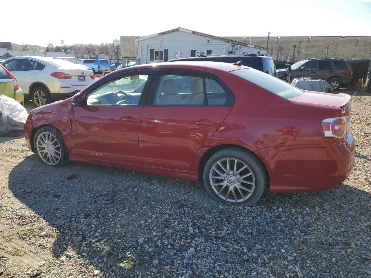 2008 Volkswagen Jetta VIN 3VWRJ71K48M127241 Copart auction photo, all over / side damage thumbnail 2
