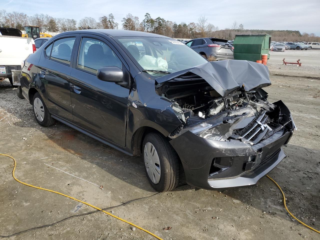 2024 Mitsubishi Mirage VIN ML32FUFJ6RHF09979 Copart auction photo, front end damage thumbnail 4