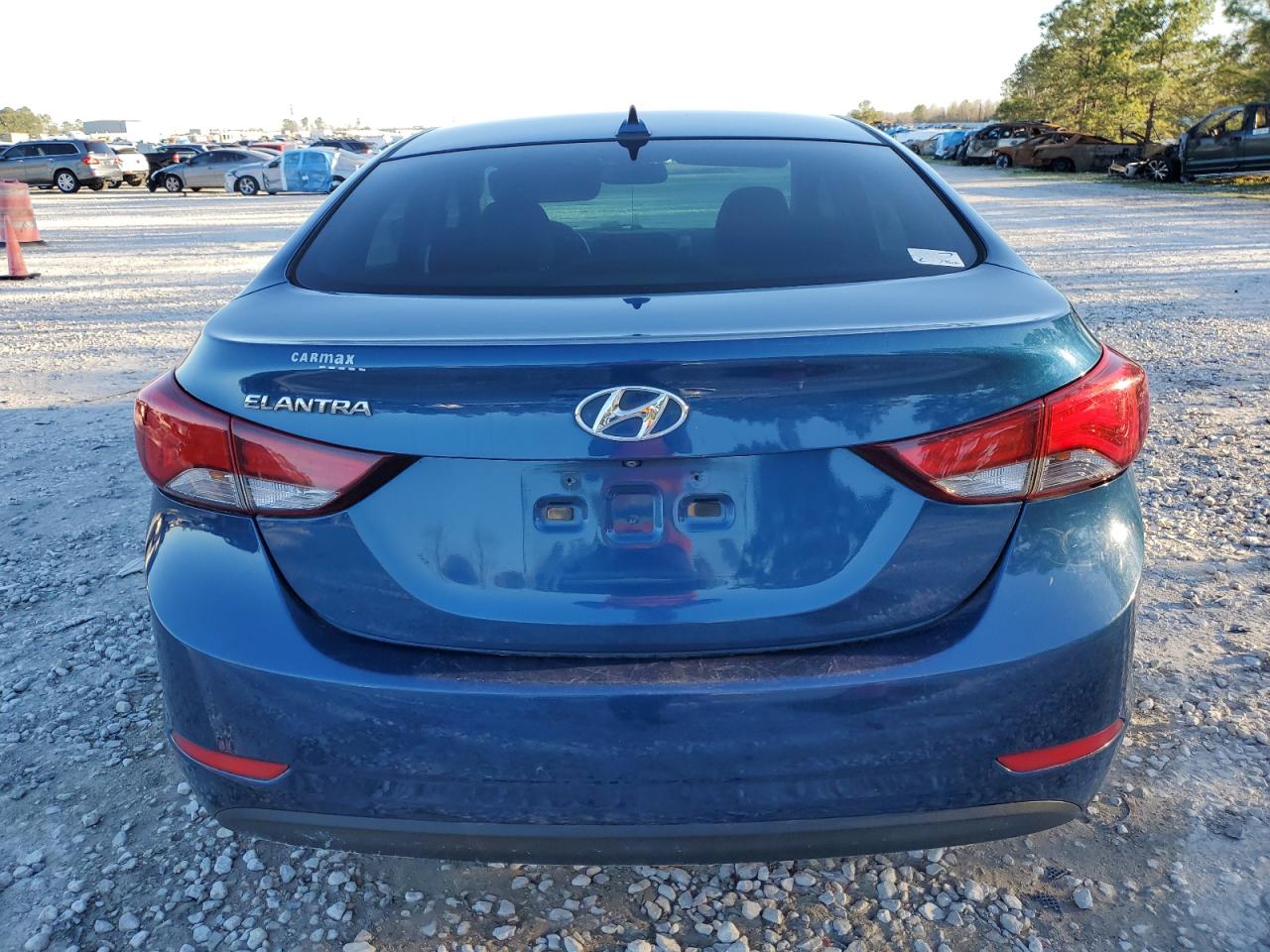 2016 Hyundai Elantra VIN KMHDH4AE1GU558661 Copart auction photo, front end / minor dent/scratches damage thumbnail 6