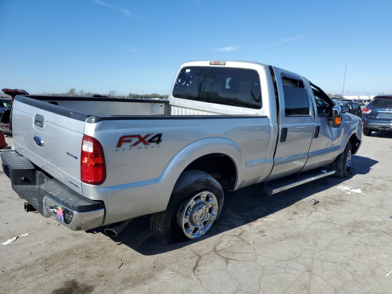 2016 Ford F250 VIN 1FT7W2B6XGEC38929 Copart auction photo, rollover damage thumbnail 3