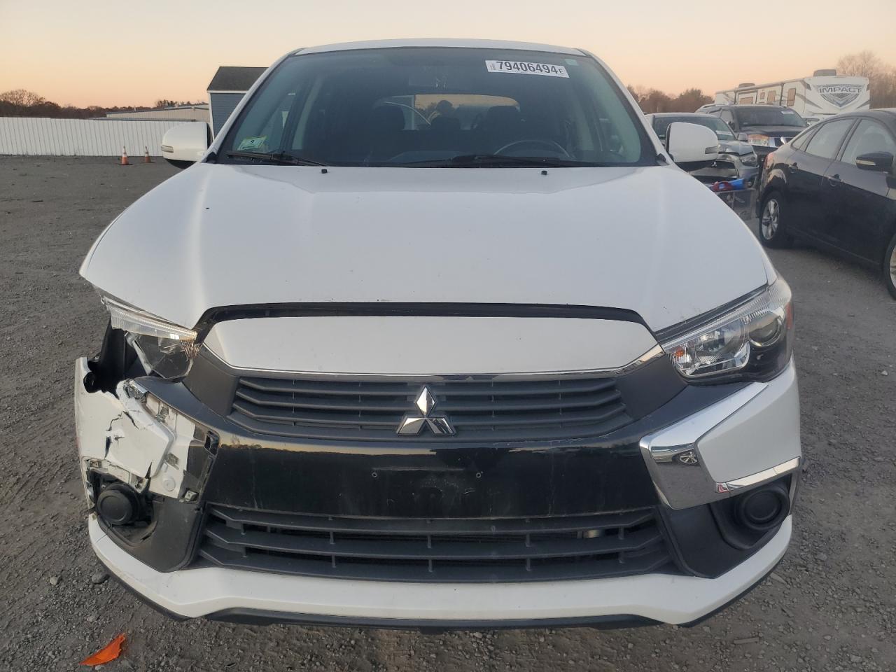 2016 Mitsubishi Outlander VIN JA4AR3AW0GZ041663 Copart auction photo, front end / side damage thumbnail 5