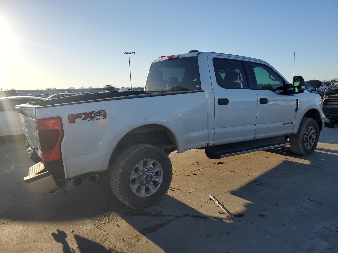 2021 Ford F250 VIN 1FT8W2BT6MEC72677 Copart auction photo, rear end damage thumbnail 3
