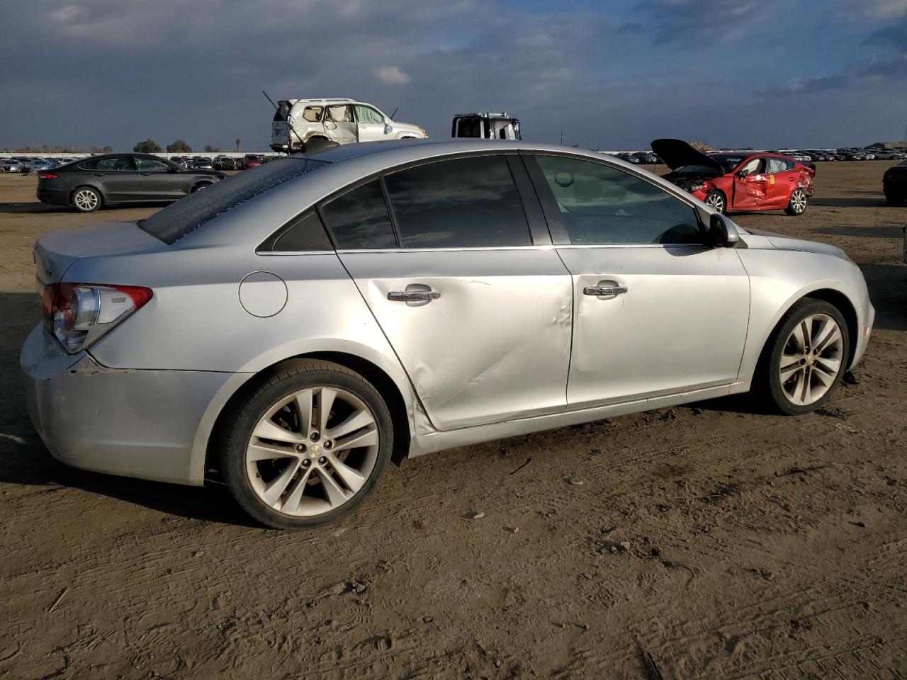 2016 Chevrolet Cruze VIN 1G1PG5SB2G7223303 Copart auction photo, vandalism damage thumbnail 3