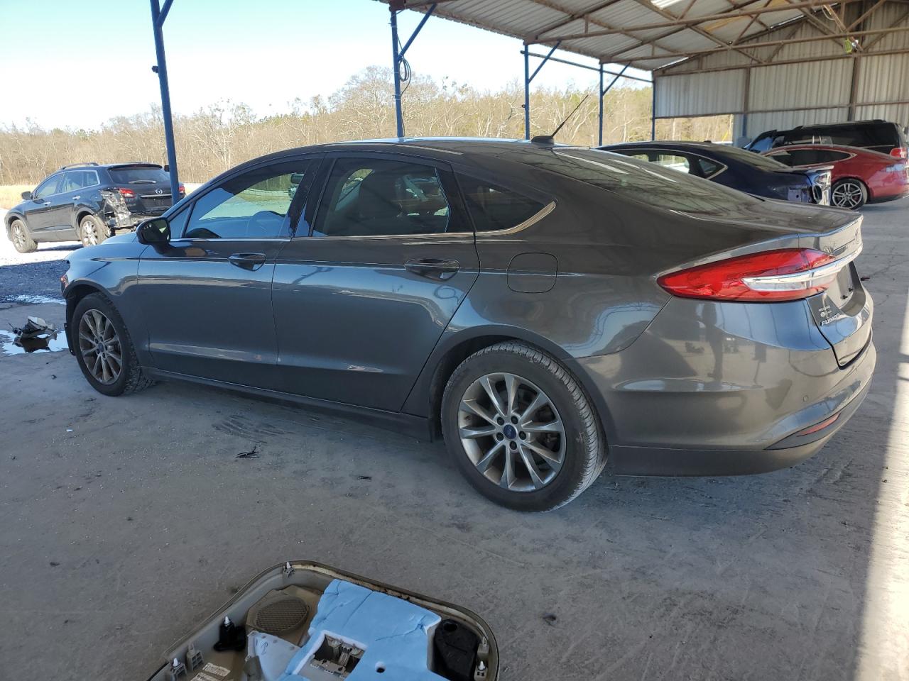 2017 Ford Fusion VIN 3FA6P0H70HR332299 Copart auction photo, front end / side damage thumbnail 2
