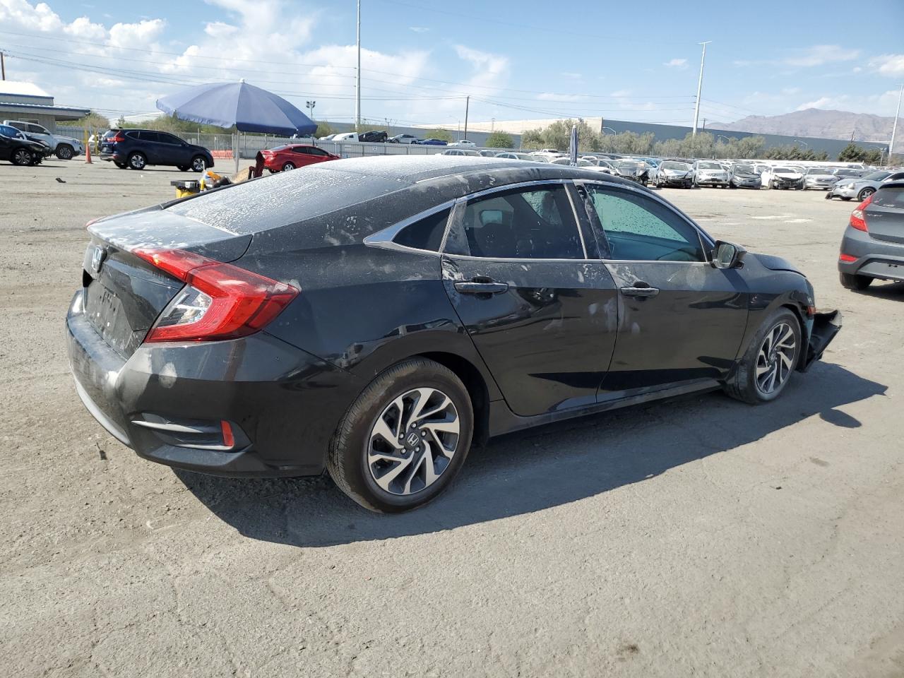 2016 Honda Civic VIN 19XFC2F72GE234353 Copart auction photo, front end damage thumbnail 3