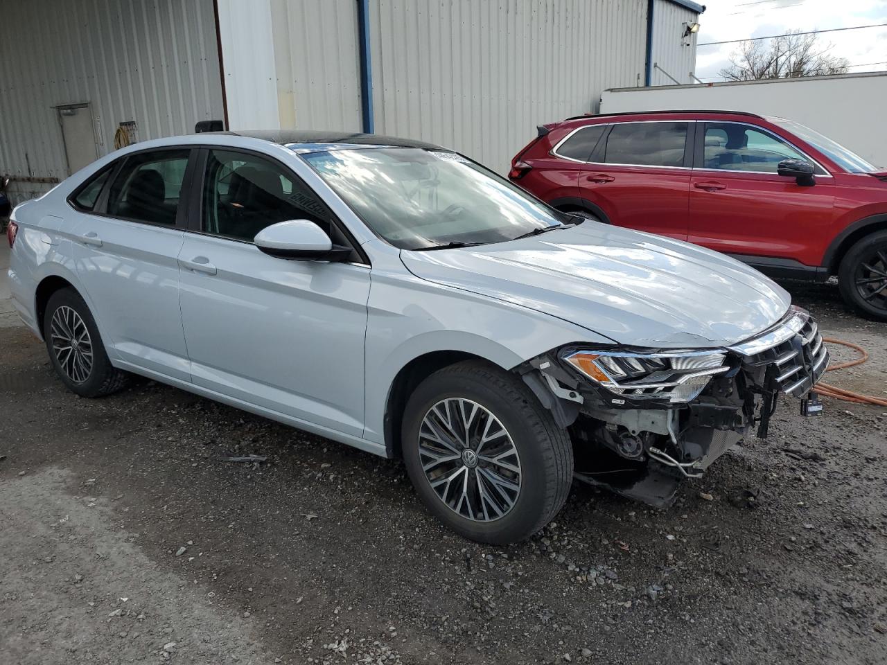 2019 Volkswagen Jetta VIN 3VWC57BUXKM125155 Copart auction photo, front end damage thumbnail 4