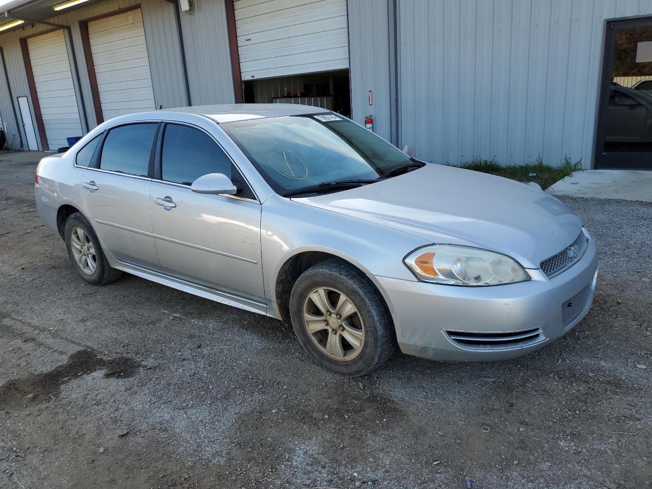 2013 Chevrolet Impala VIN 2G1WF5E32D1265224 Copart auction photo, side / front end damage thumbnail 4