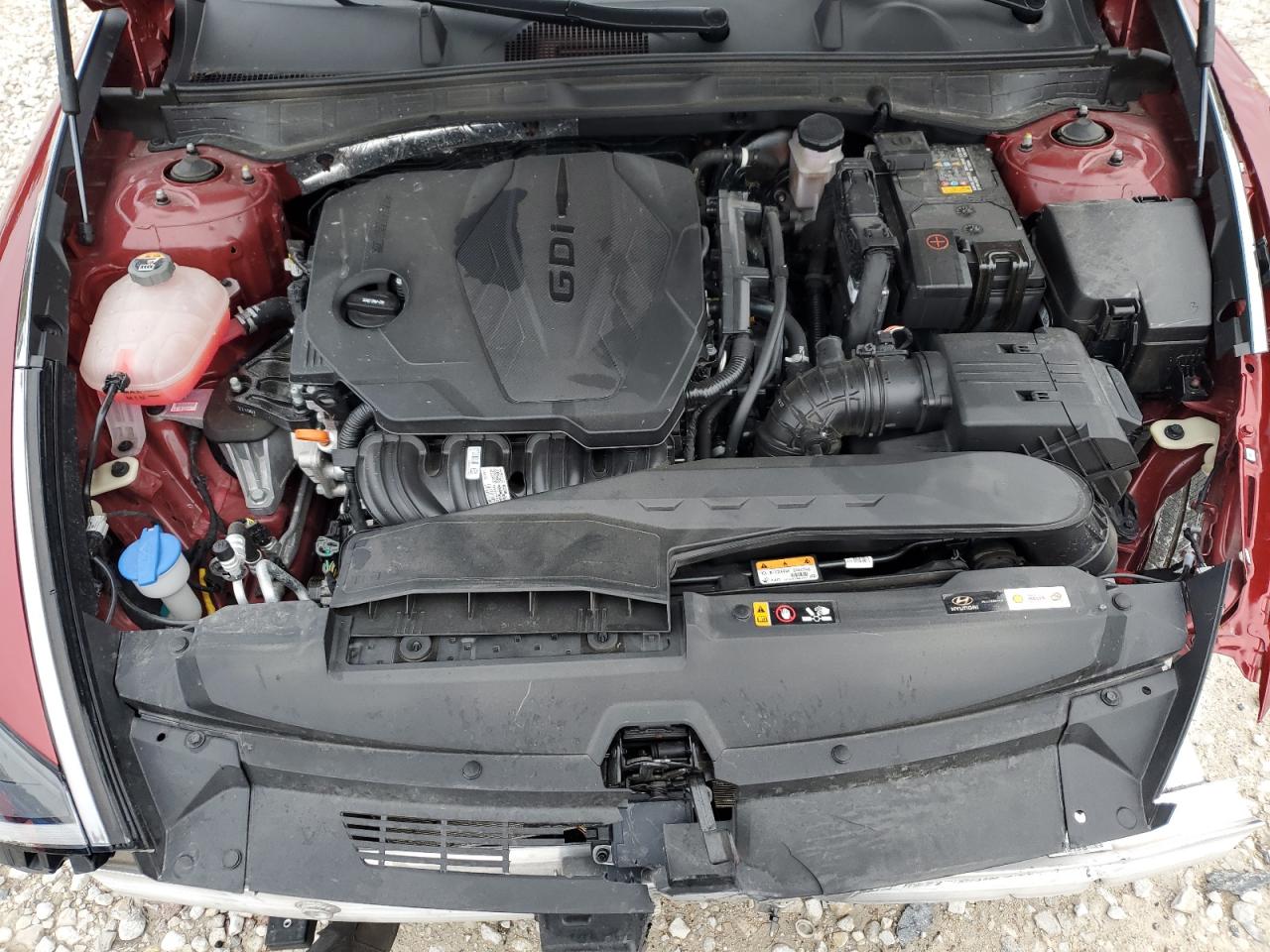 2023 Hyundai Sonata VIN KMHL64JA3PA289224 Copart auction photo, front end / side damage thumbnail 11