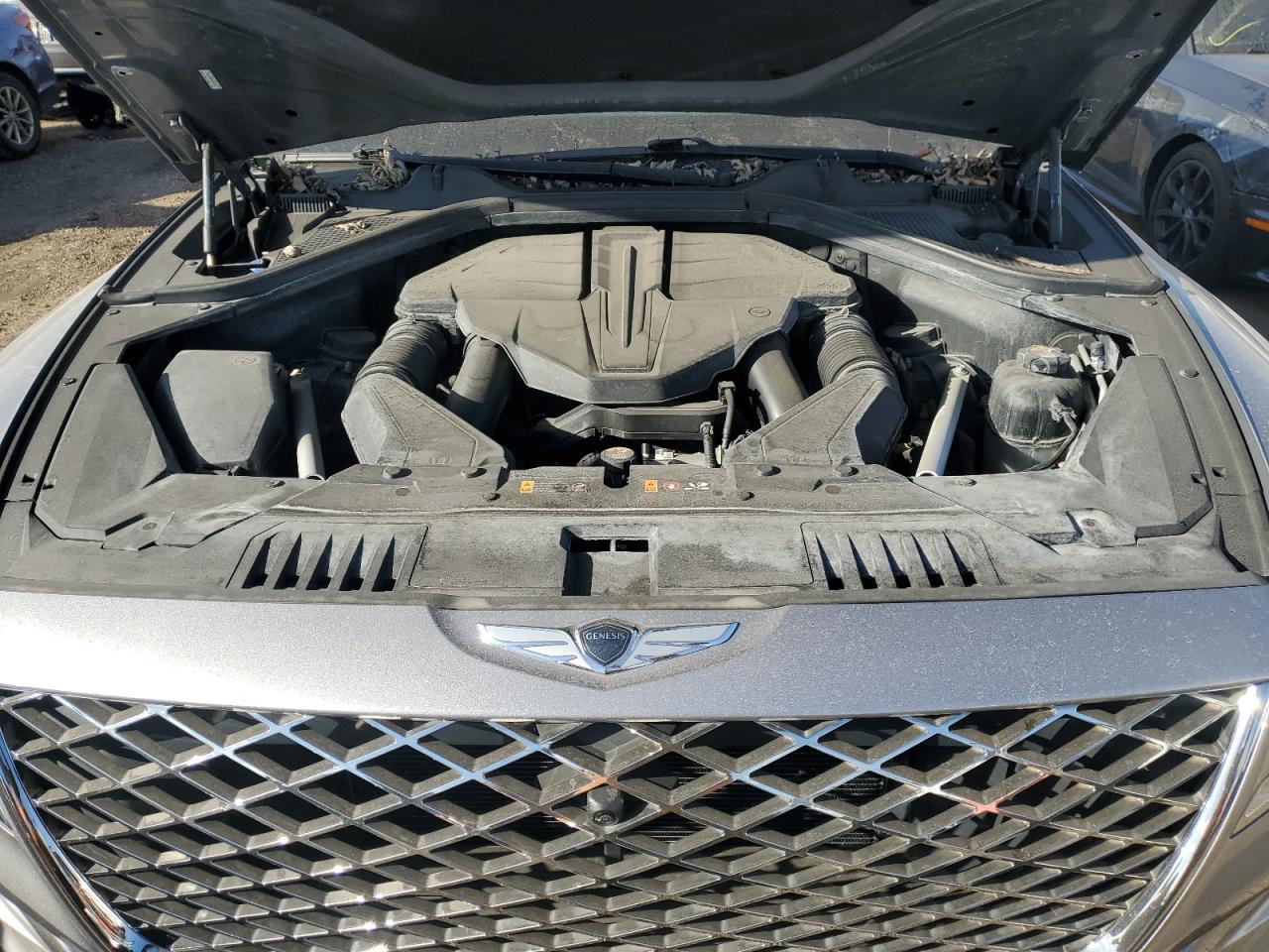2021 Genesis Gv80 VIN KMUHCESC0MU038984 Copart auction photo, side / front end damage thumbnail 11