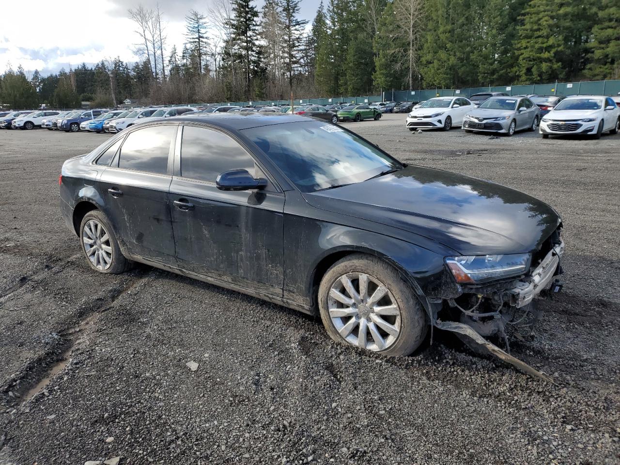 2013 Audi A4 VIN WAUAFAFL6DA159970 Copart auction photo, mechanical / front end damage thumbnail 4