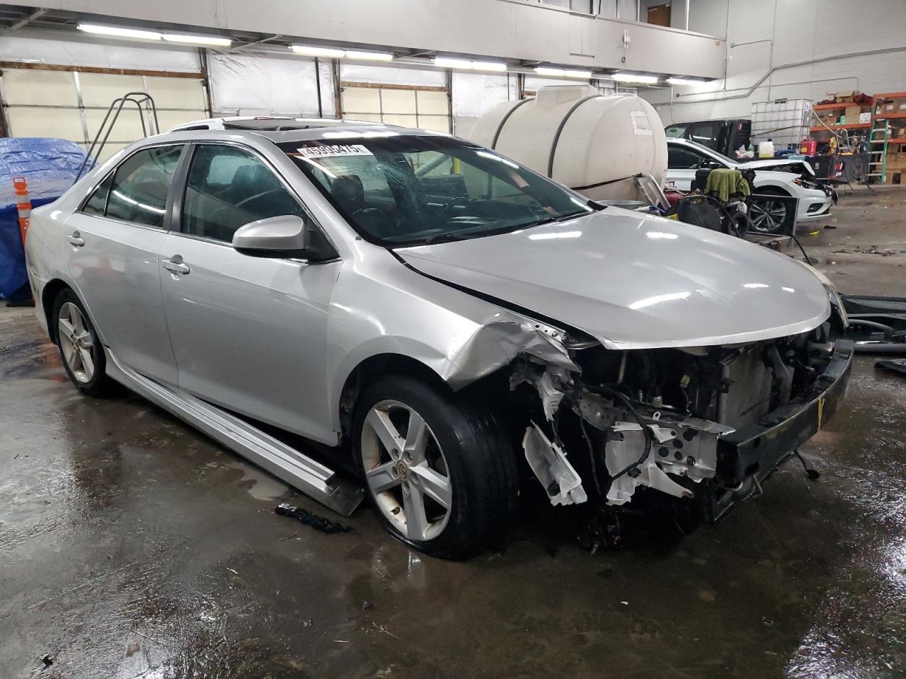 2012 Toyota Camry VIN 4T1BF1FK4CU103999 Copart auction photo, front end / side damage thumbnail 4
