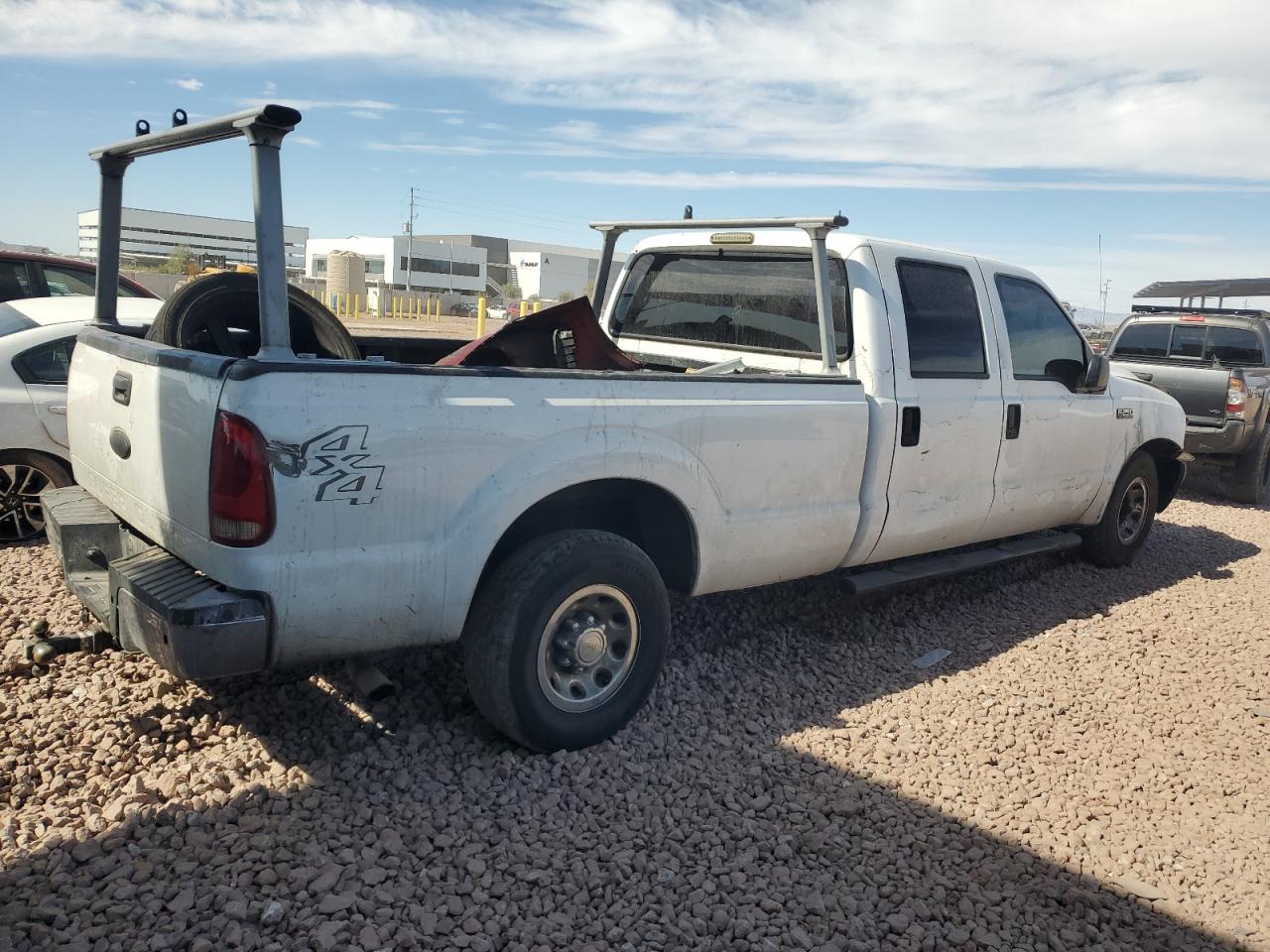 2002 Ford F250 VIN 1FTNW20L32EB97715 Copart auction photo, front end damage thumbnail 3