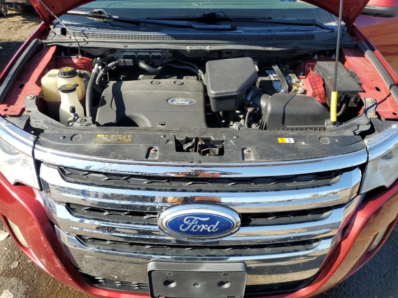 2013 Ford Edge VIN 2FMDK3JC3DBA27201 Copart auction photo, side damage thumbnail 12