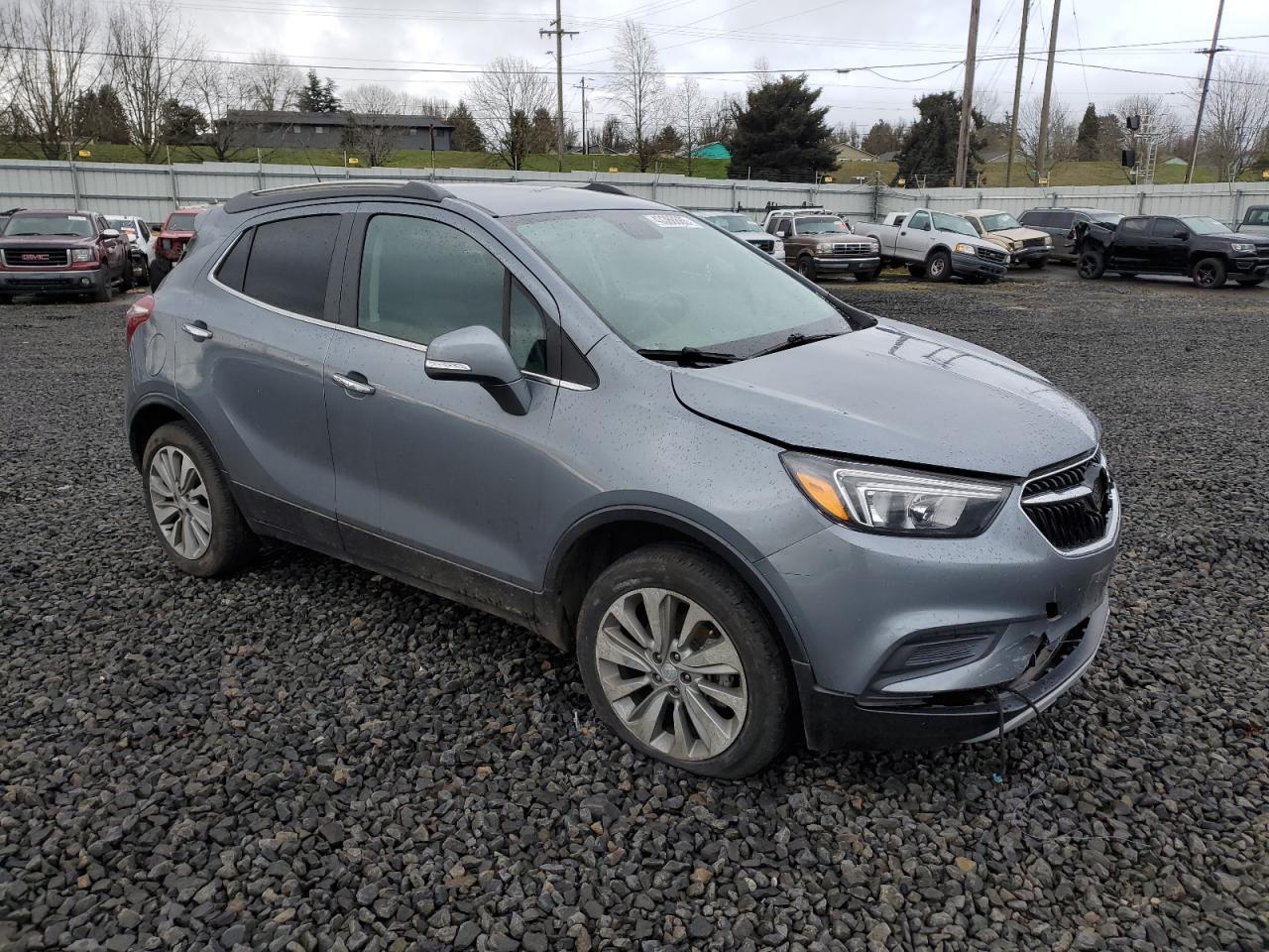 2019 Buick Encore VIN KL4CJESB7KB850540 Copart auction photo, front end damage thumbnail 4