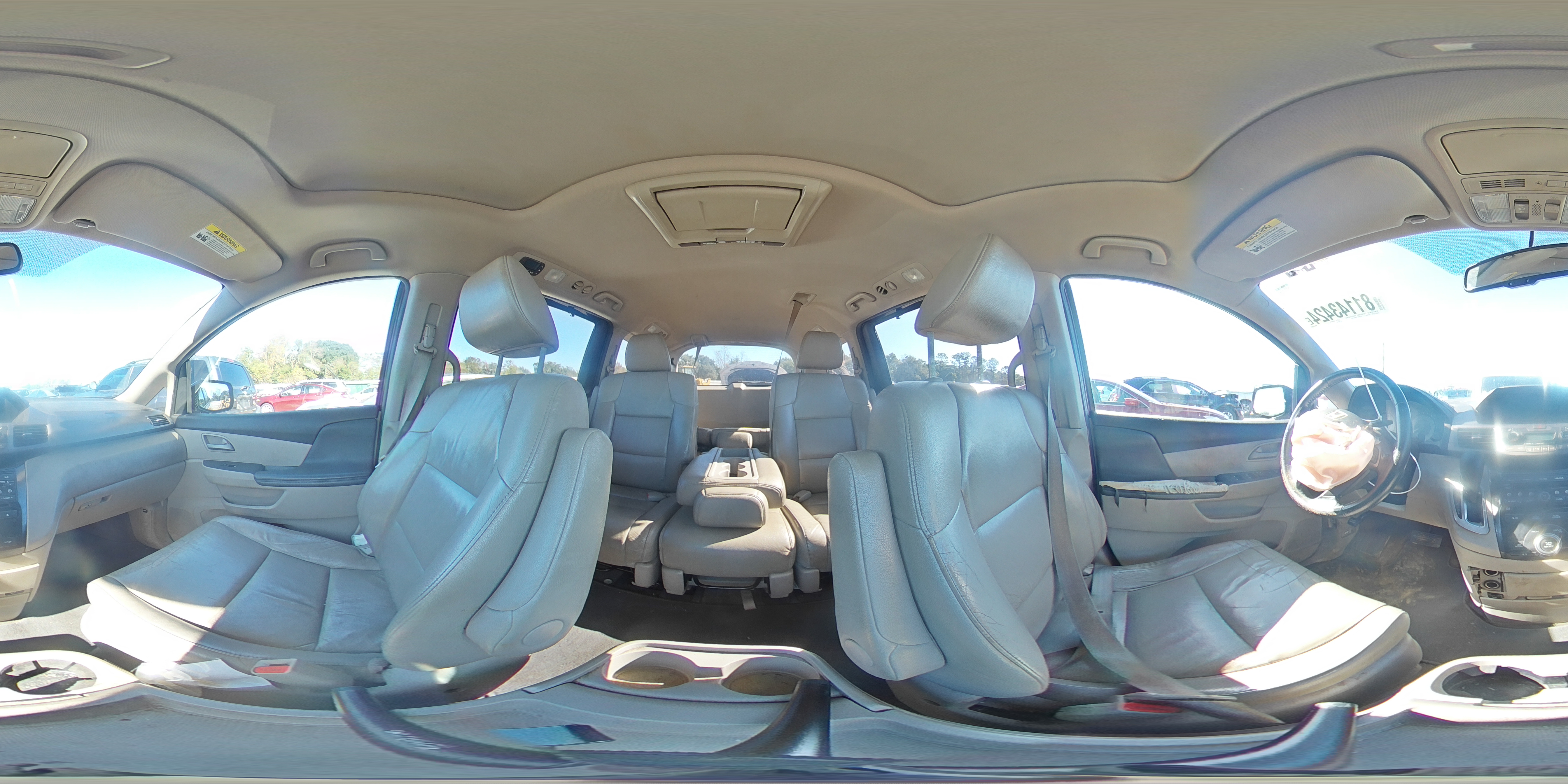 2013 Honda Odyssey VIN 5FNRL5H6XDB051761 Copart auction photo, front end damage thumbnail 13