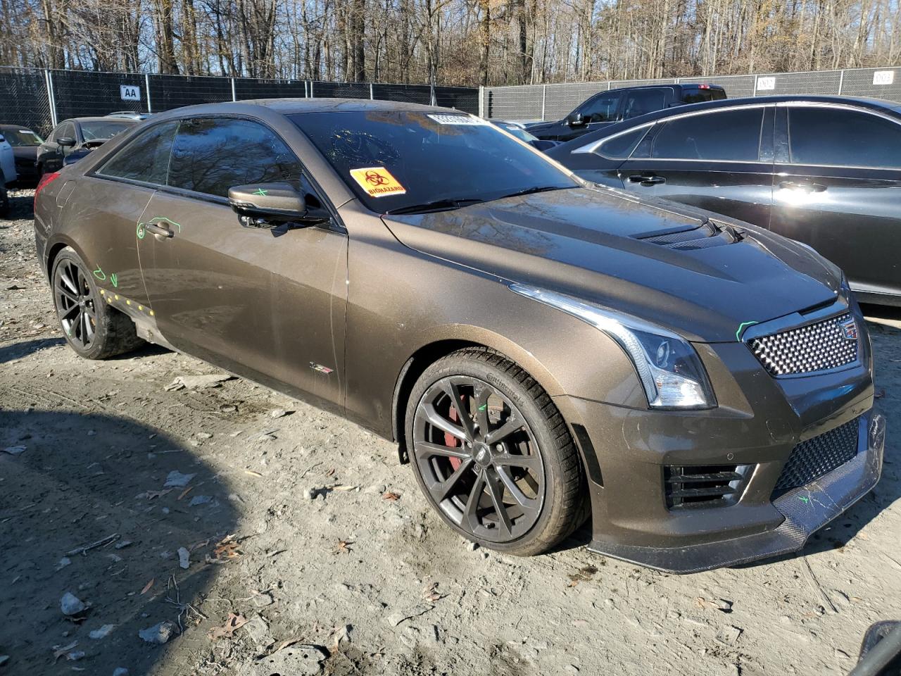 2019 Cadillac ATS VIN 1G6AL1RY0K0128223 Copart auction photo, rear end / vandalism damage thumbnail 4