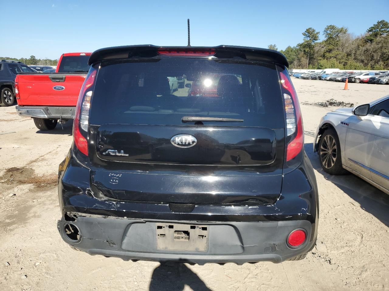 2017 KIA Soul VIN KNDJN2A23H7495766 Copart auction photo, rear end / side damage thumbnail 6