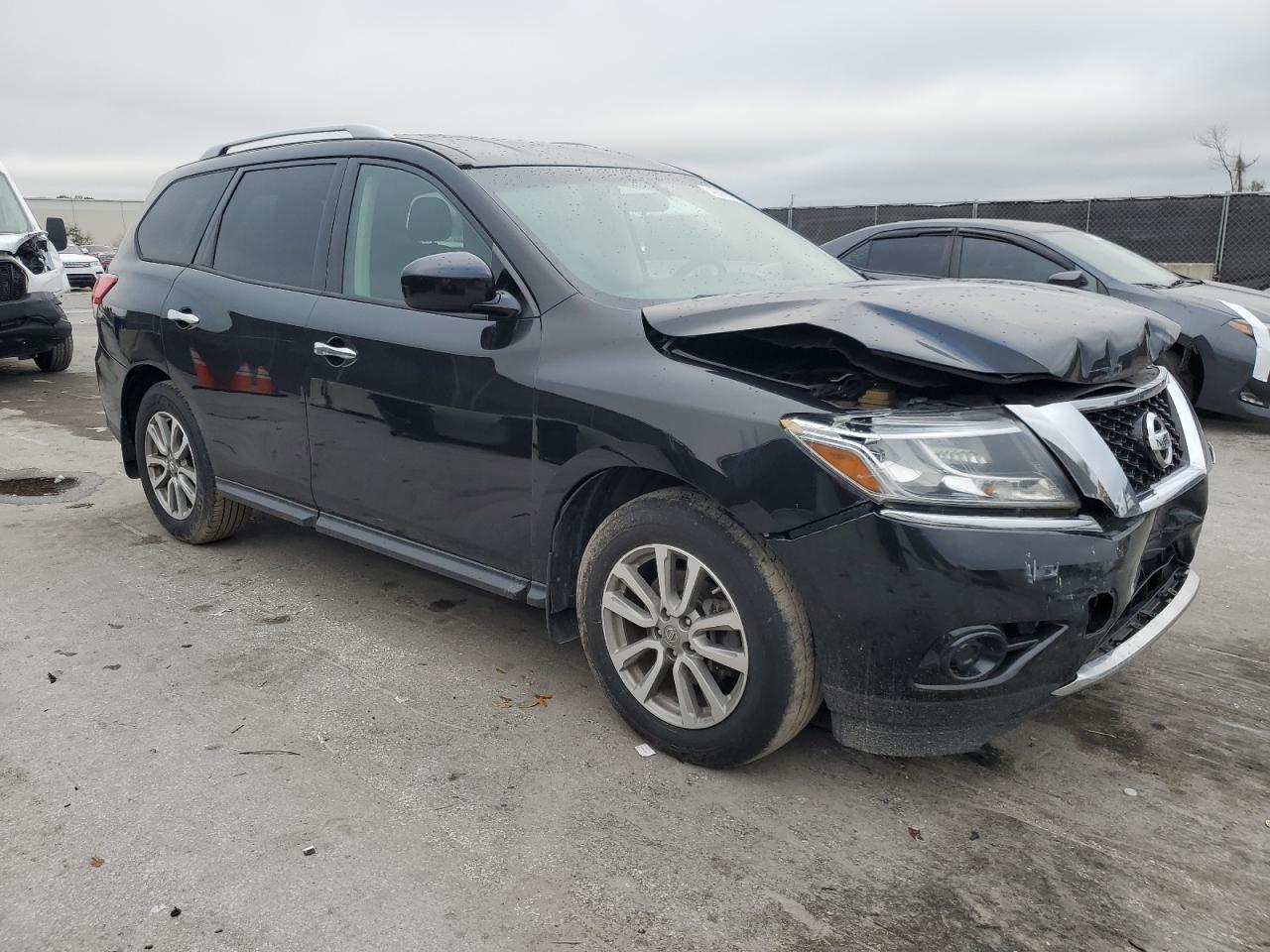 2015 Nissan Pathfinder VIN 5N1AR2MN9FC700906 Copart auction photo, front end damage thumbnail 4
