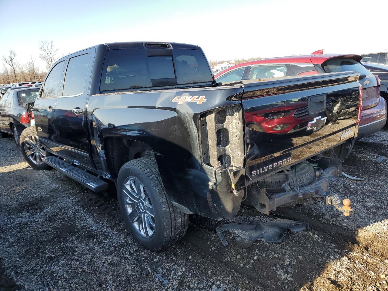 2016 Chevrolet Silverado VIN 3GCUKTEC4GG149954 Copart auction photo, undercarriage / front end damage thumbnail 2