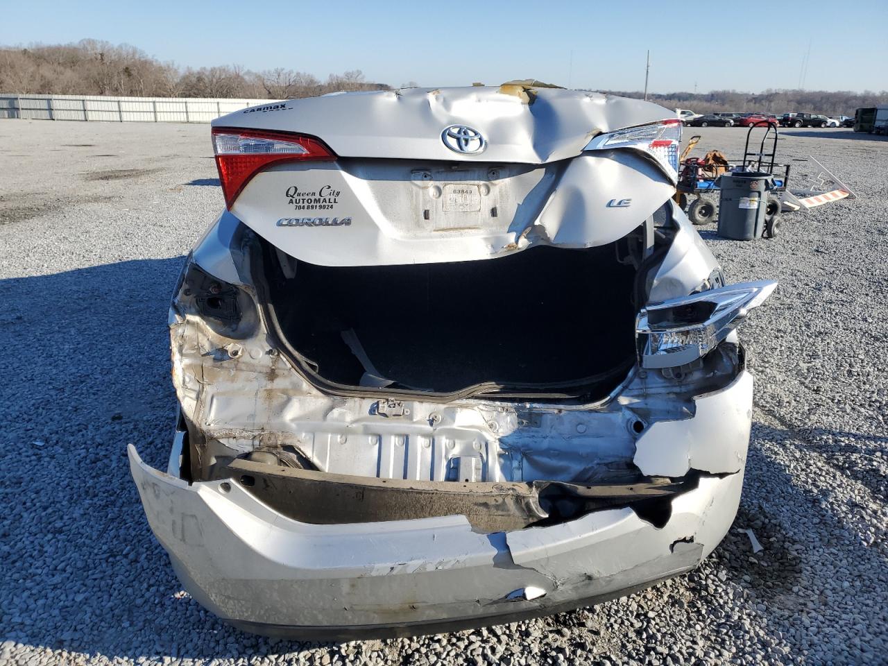 2014 Toyota Corolla VIN 2T1BURHE5EC166755 Copart auction photo, rear end / front end damage thumbnail 6
