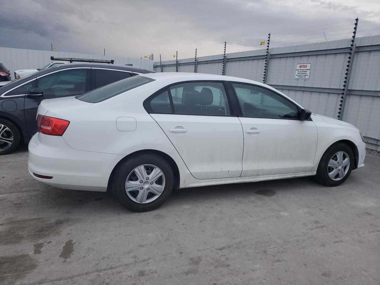 2015 Volkswagen Jetta VIN 3VW2K7AJ2FM357265 Copart auction photo, front end damage thumbnail 3