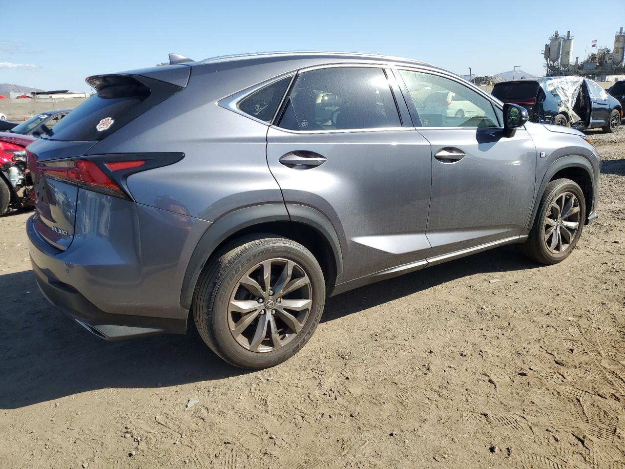 2021 Lexus NX VIN JTJSARBZ7M2203397 Copart auction photo, mechanical damage thumbnail 3