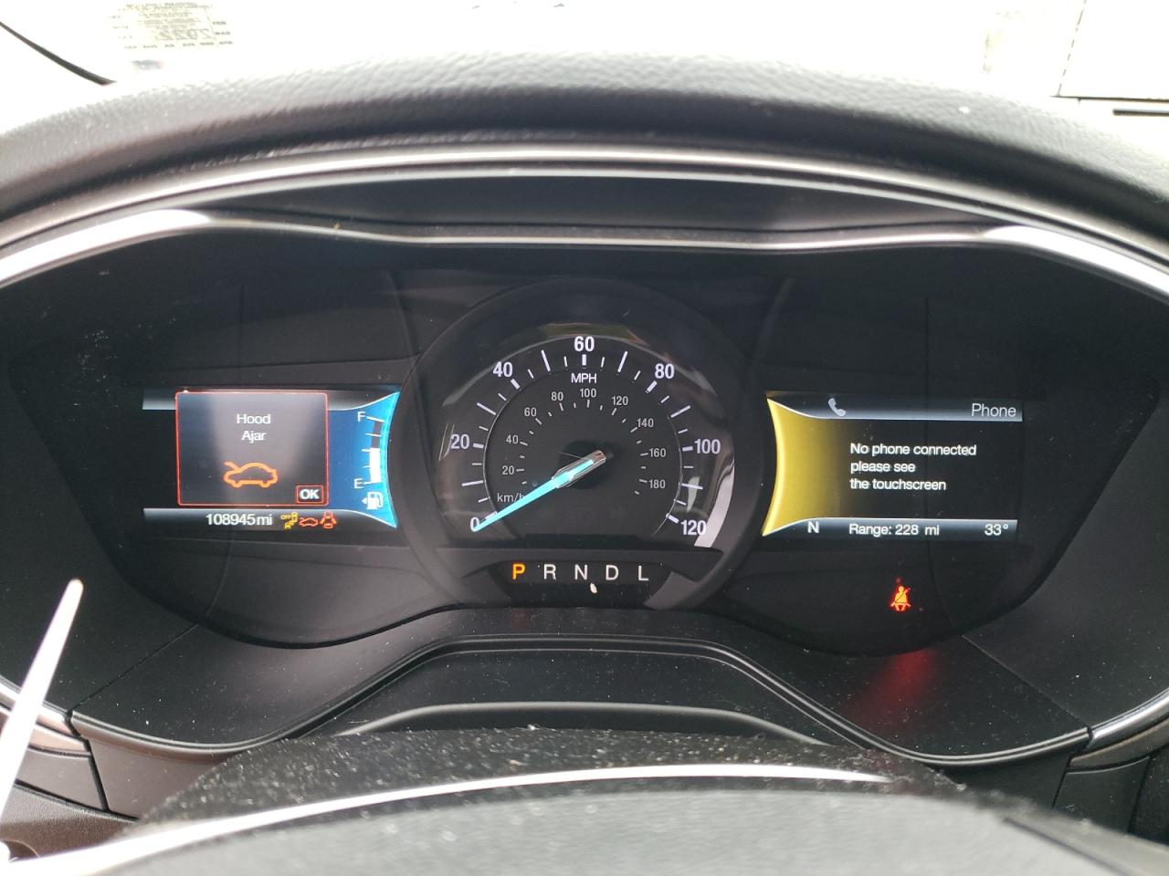 2019 Ford Fusion VIN 3FA6P0LU8KR257047 Copart auction photo, rear end / front end damage thumbnail 9