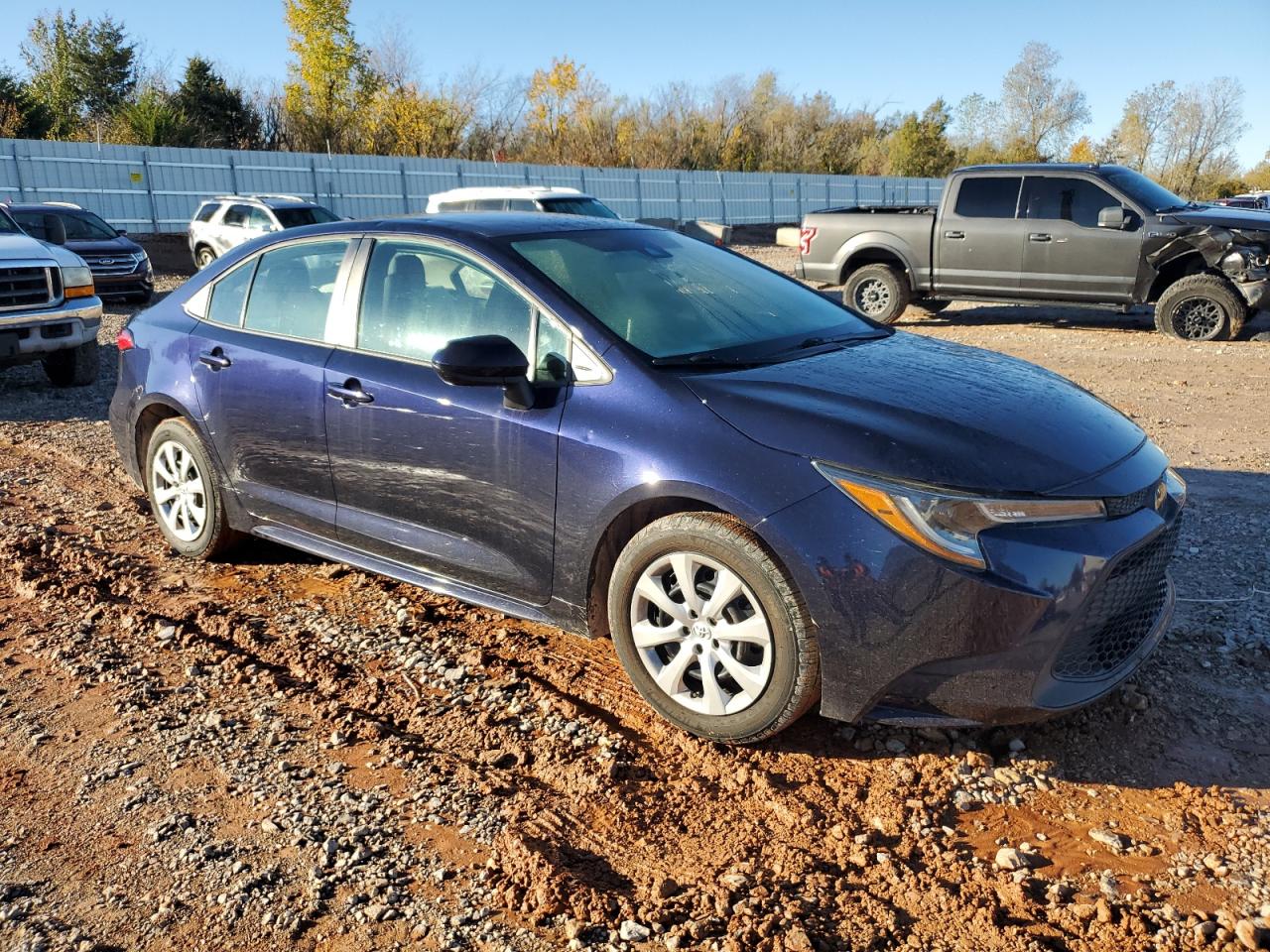 2020 Toyota Corolla VIN 5YFEPRAE4LP076539 Copart auction photo, hail / minor dent/scratches damage thumbnail 4