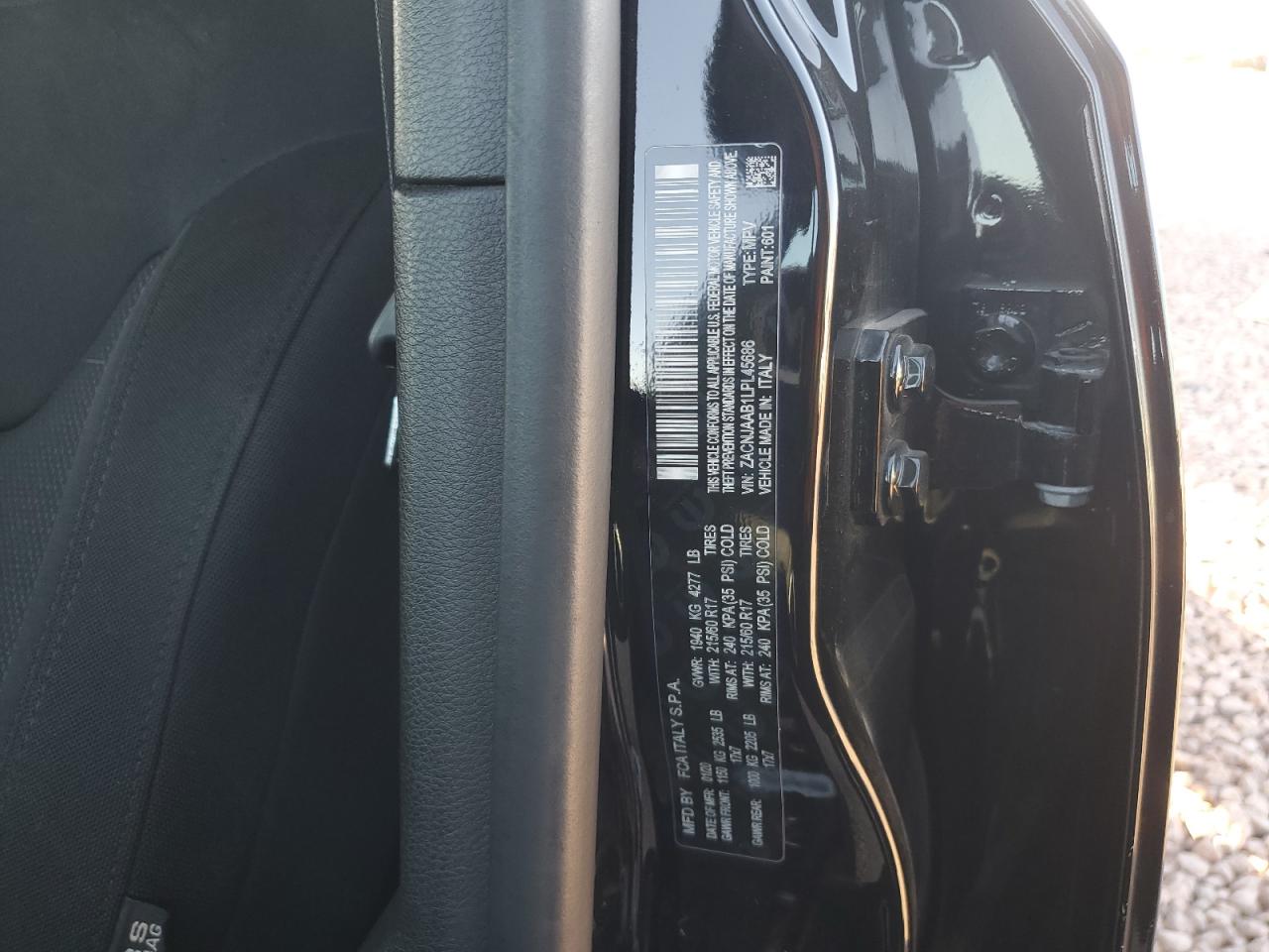 2020 Jeep Renegade VIN ZACNJAAB1LPL45686 Copart auction photo, rear end damage thumbnail 12