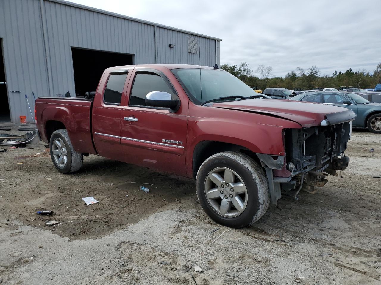 2013 GMC Sierra VIN 1GTR1VE00DZ111160 Copart auction photo, front end damage thumbnail 4
