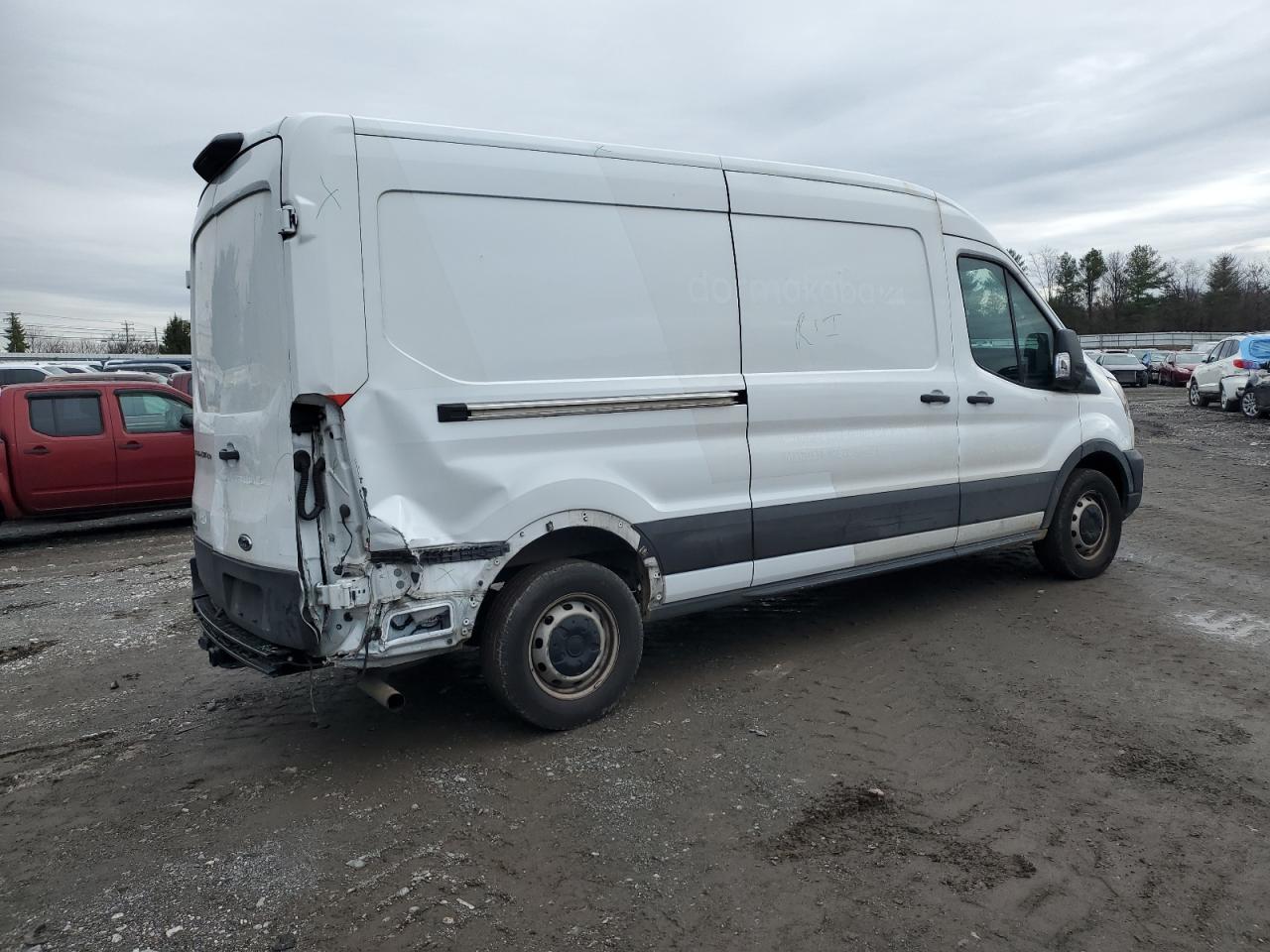 2021 Ford Transit VIN 1FTBR1CG6MKA80492 Copart auction photo, rear end / minor dent/scratches damage thumbnail 3