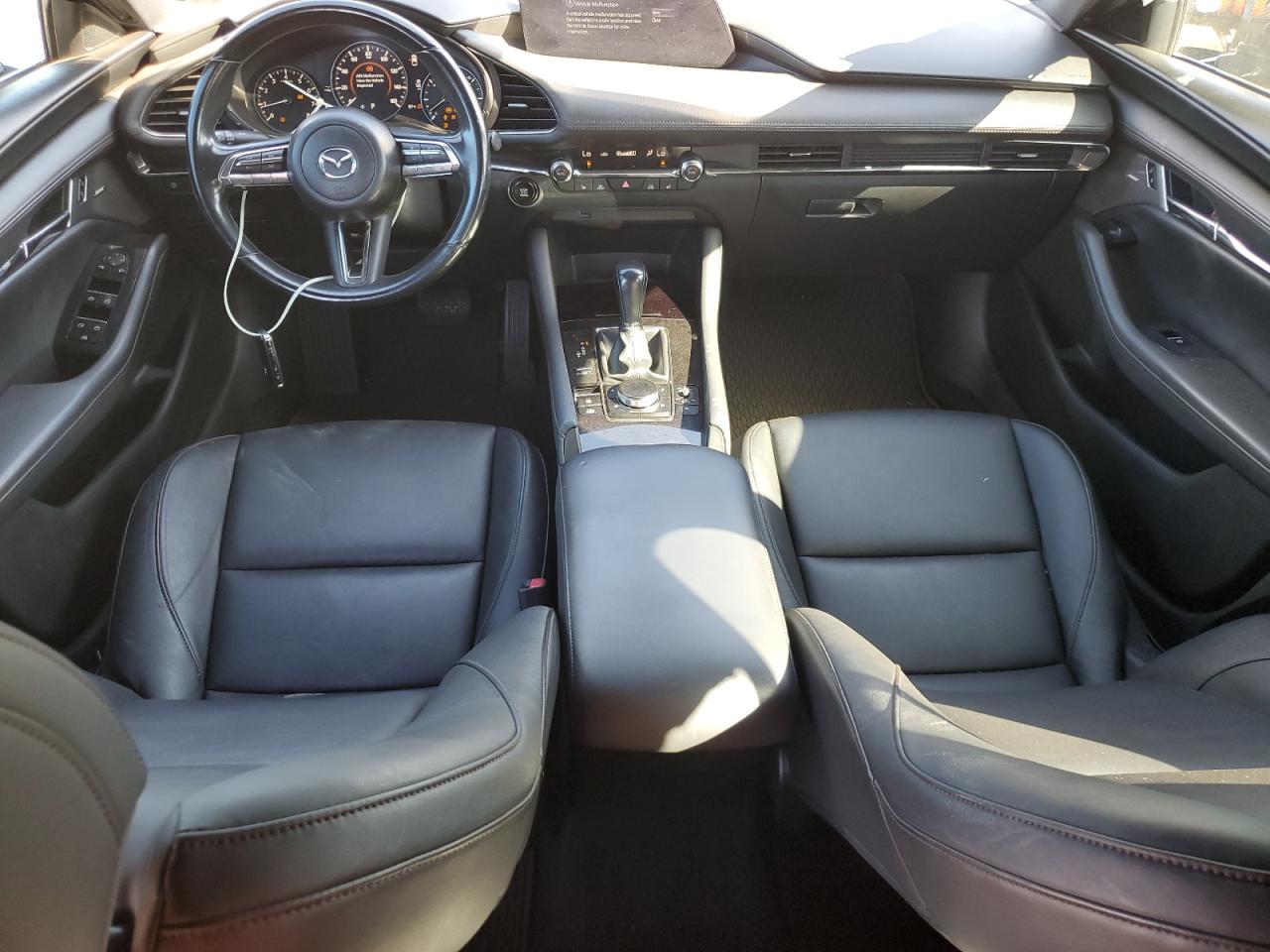 2019 Mazda 3 VIN JM1BPAMM0K1127805 Copart auction photo, side / front end damage thumbnail 8