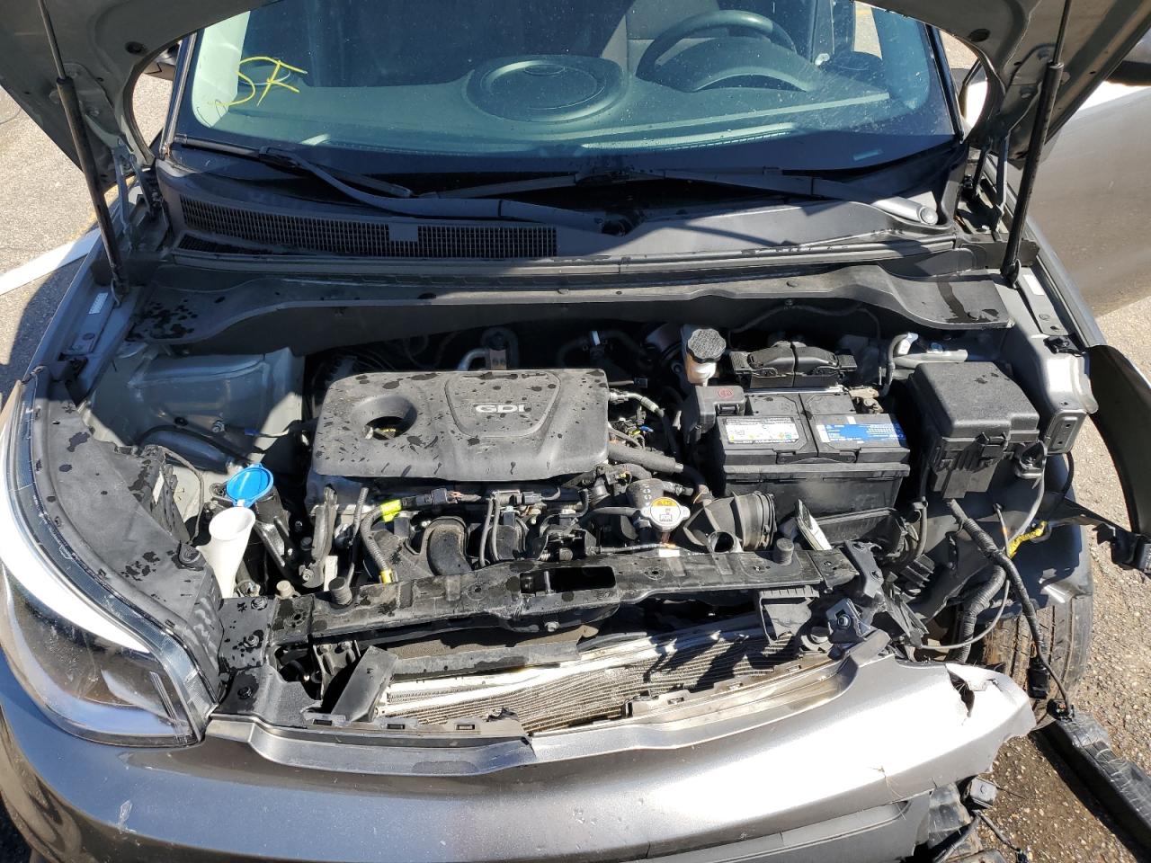 2018 KIA Soul VIN KNDJN2A21J7575850 Copart auction photo, front end damage thumbnail 11