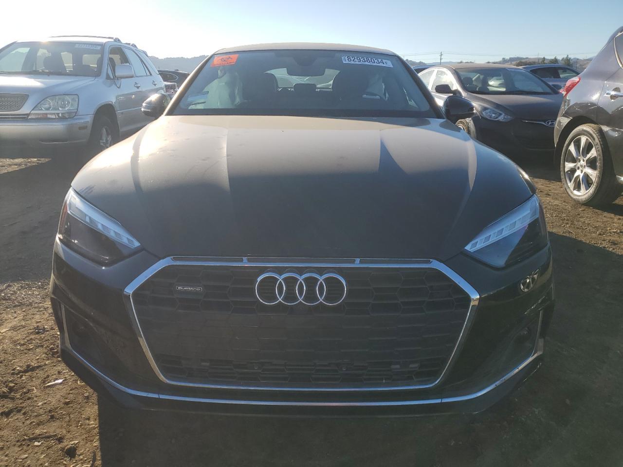 2023 Audi A5 VIN WAUCBCF56PA007693 Copart auction photo, side damage thumbnail 5