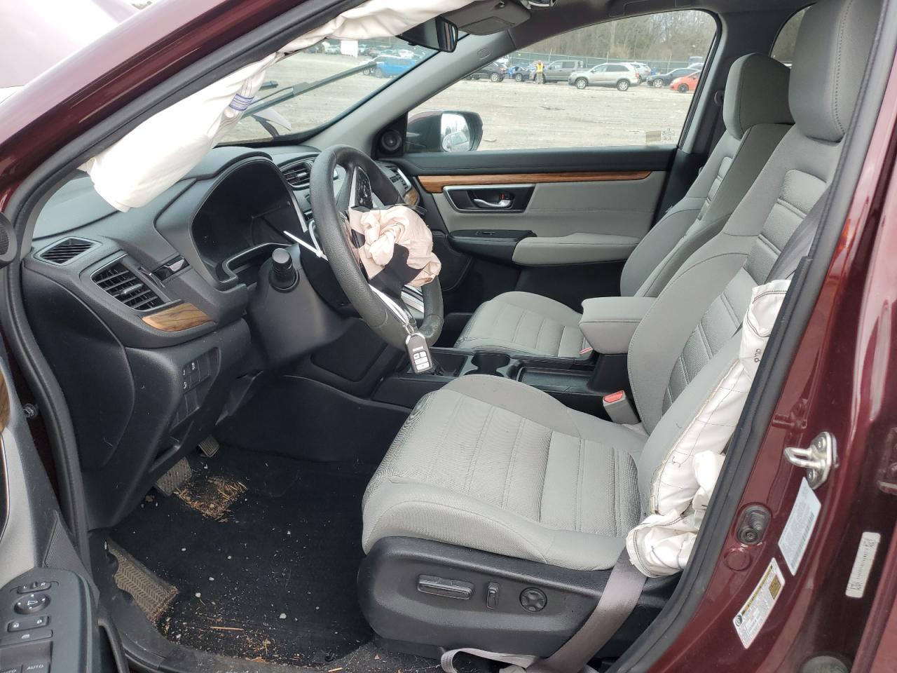 2019 Honda CR-V VIN 5J6RW2H57KL003619 Copart auction photo, front end / undercarriage damage thumbnail 7