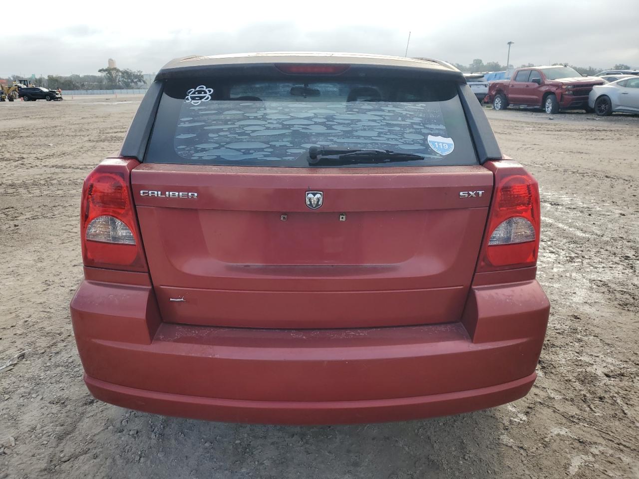 2007 Dodge Caliber VIN 1B3HB48B07D173239 Copart auction photo, front end / side damage thumbnail 6